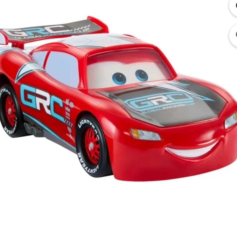 Disney Pixar Cars Global Racers Cup Drift & Race Lightning McQueen Car